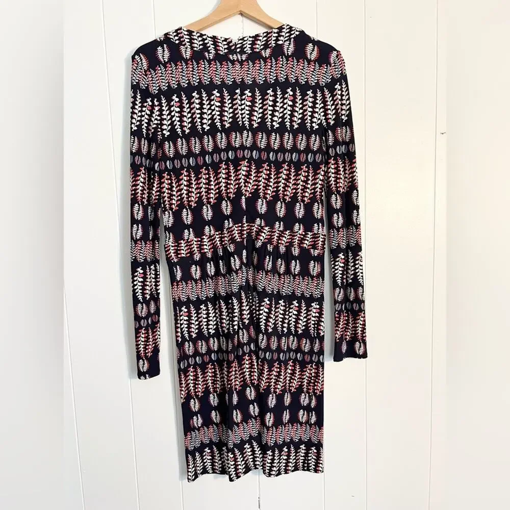Tory Burch Fantasy dress Printed v neck long sleeve spring fern office